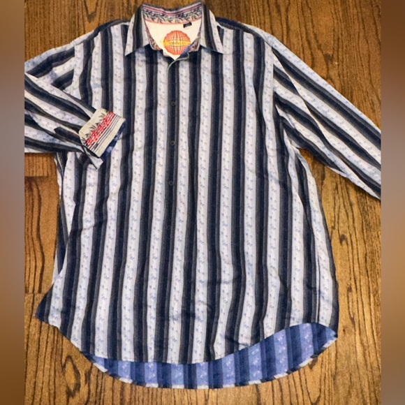 Robert Graham Stripped button down - Picture 2 of 6